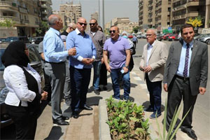 محافظ القاهرة يتفقد أعمال التطوير بحي شرق مدينة نصر