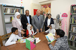 محافظ القاهرة يفتتح المركز الثقافي بمدينة المحروسة