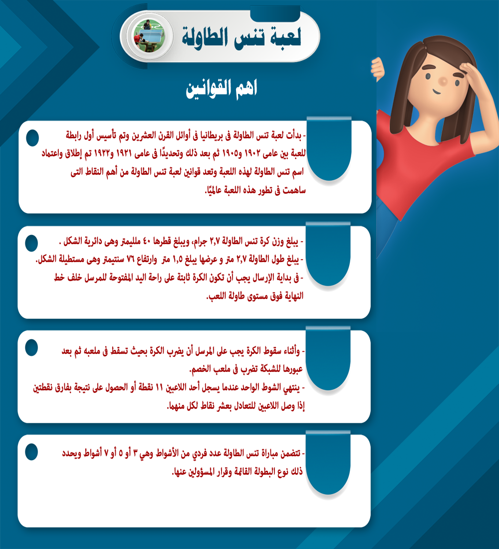 قوانين لعبة تنس الطاولة